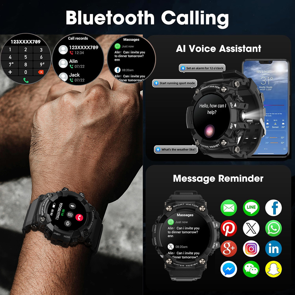 Jam Tangan Pintar Realtek untu - Hybrid Smartwatch ulasan dan harga