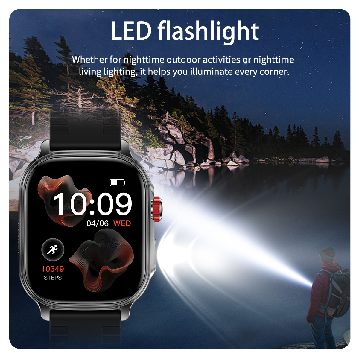 Jam Tangan Pintar 2026 2.01''  - Smartwatch Watches With Bluetooth ulasan dan harga