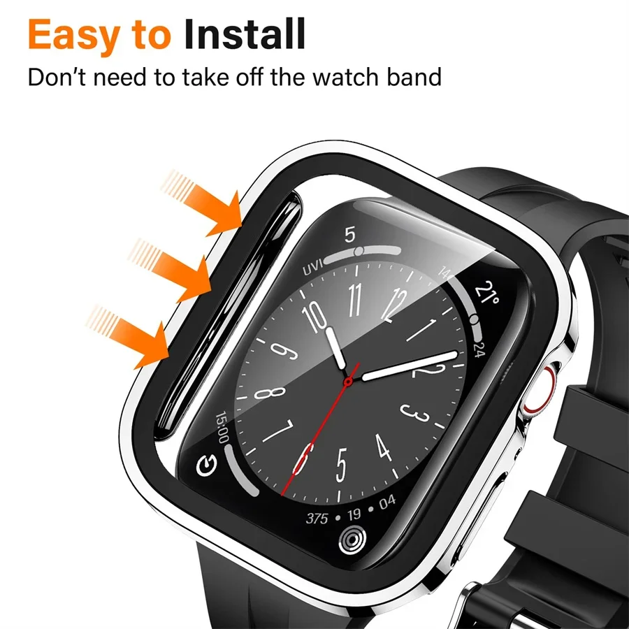 Kaca + penutup untuk casing Ap - Smartwatch Watches Girls ulasan dan harga