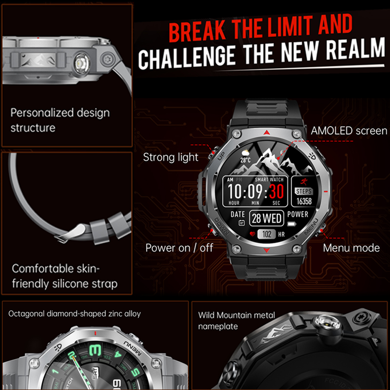 Jam Tangan Pintar Olahraga Lua - Hybrid Smartwatch ulasan dan harga