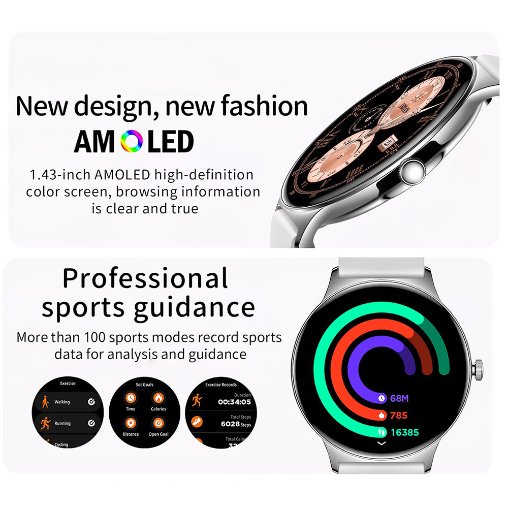 Jam Tangan Pintar AMOLED Ultra - Smartwatch Digital Watches For Women ulasan dan harga