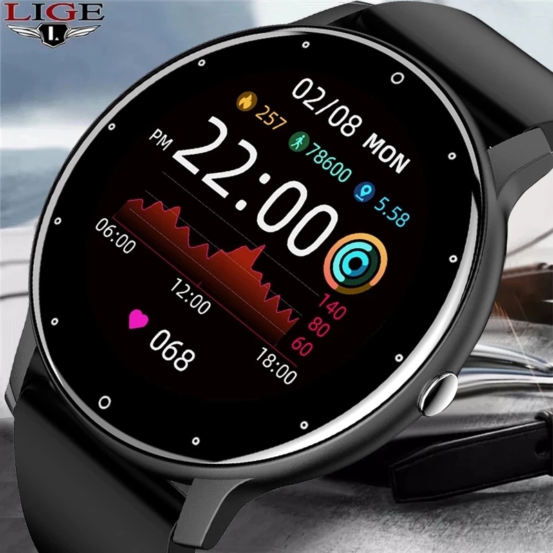LIGE 2026 Jam Tangan Pintar Ba - Smartwatch Watches With Bluetooth ulasan dan harga