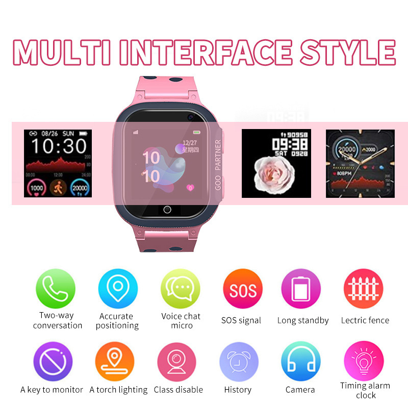 Jam Tangan Pintar Anak Jam Tan - Smartwatch Watches Girls ulasan dan harga