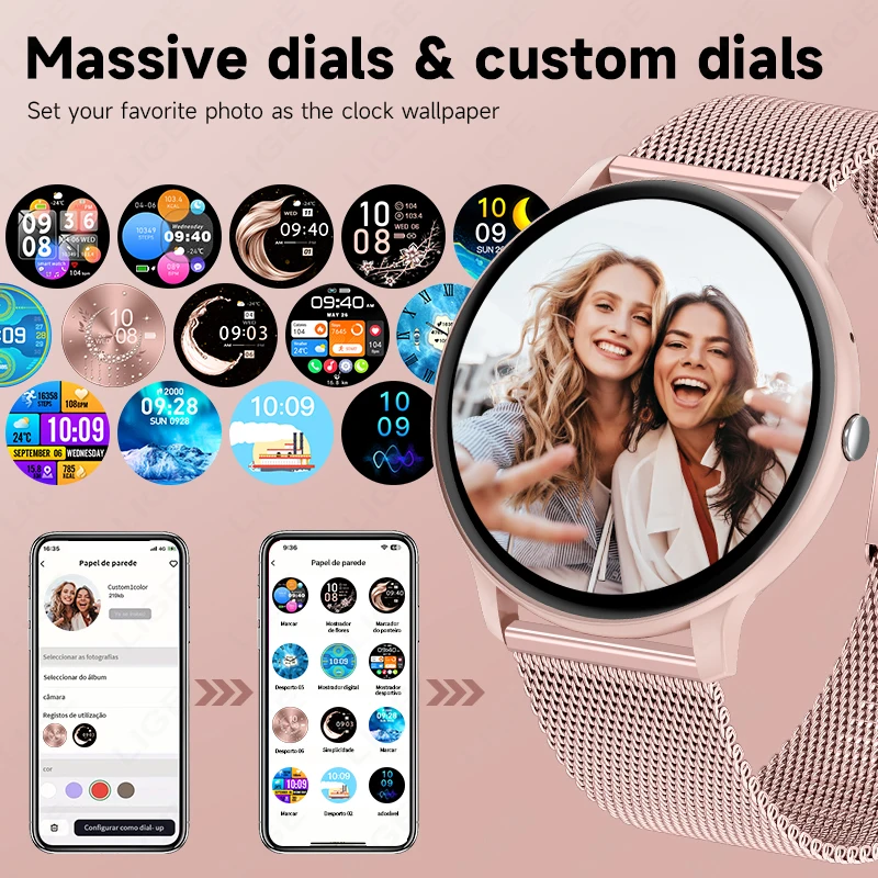 Jam Tangan Pintar LIGE dengan  - Smartwatch Sports Watches For Women ulasan dan harga