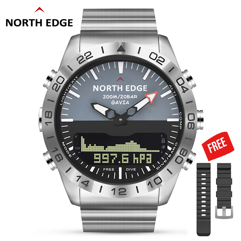 Pria Menyelam Olahraga Digital - Altimeter Compass Watch ulasan dan harga