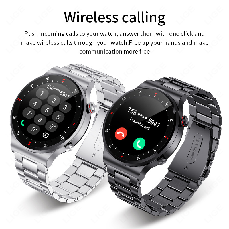 Jam Tangan Pintar LIGE 2026 Pe - Smartwatch Watches For Sale ulasan dan harga