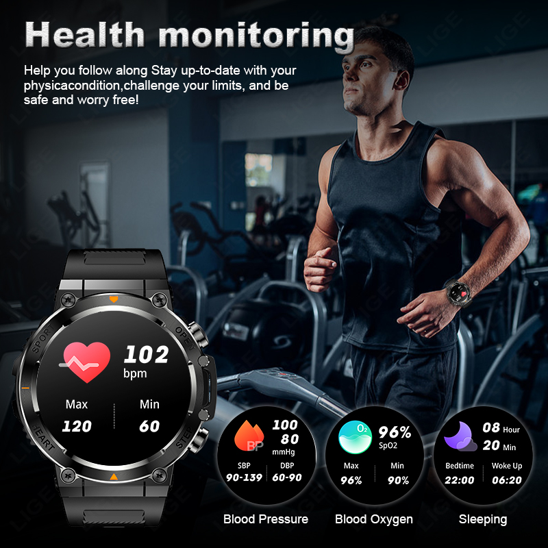 Jam Tangan Pintar LIGE 2026 Mo - Smartwatch Watches For Sale ulasan dan harga