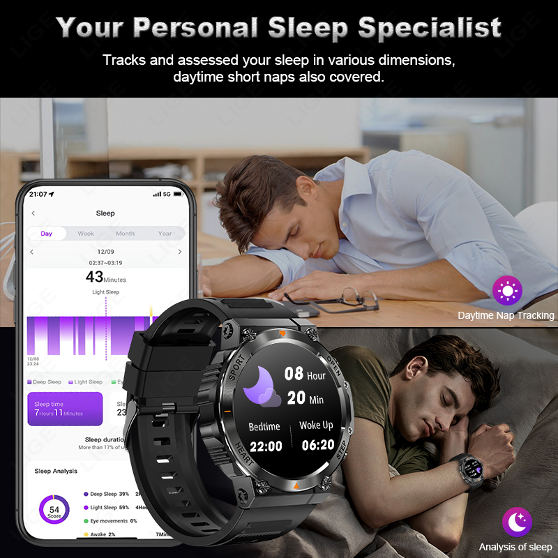 Jam Tangan Pintar LIGE 2026 Mo - Smartwatch Watches For Sale ulasan dan harga