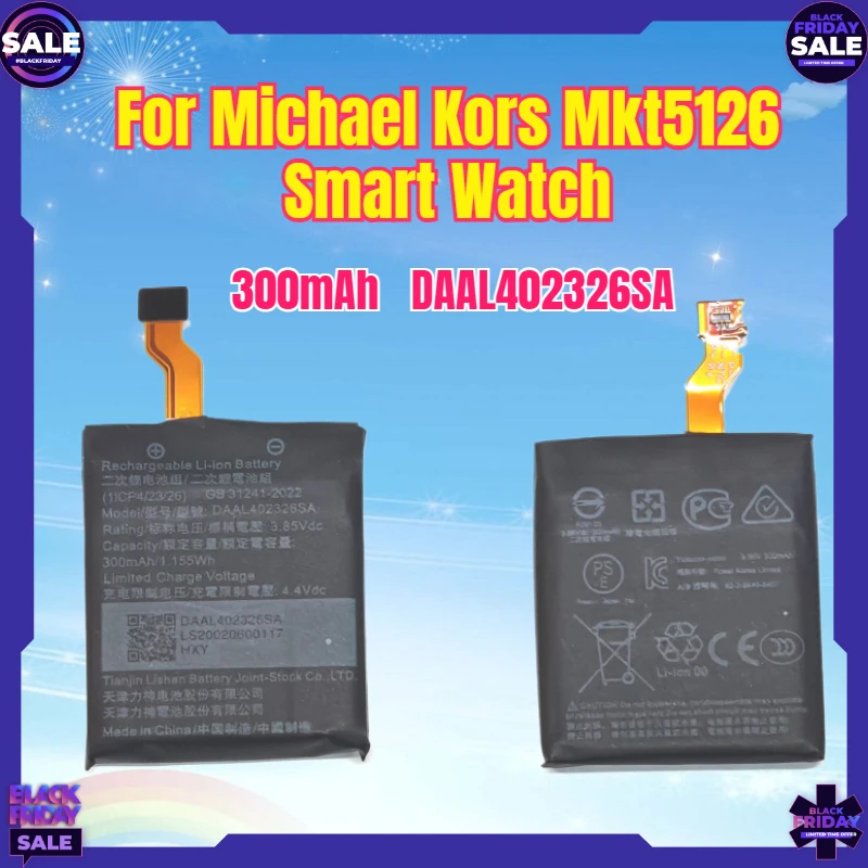 Baterai SWZY 300mAh DAAL402326 - Smartwatch Watches Michael Kors ulasan dan harga
