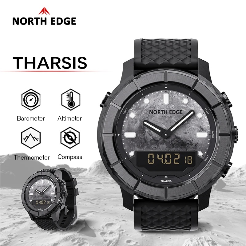 NORTH EDGE THARSIS Jam Tangan  - Altimeter Compass Watch ulasan dan harga