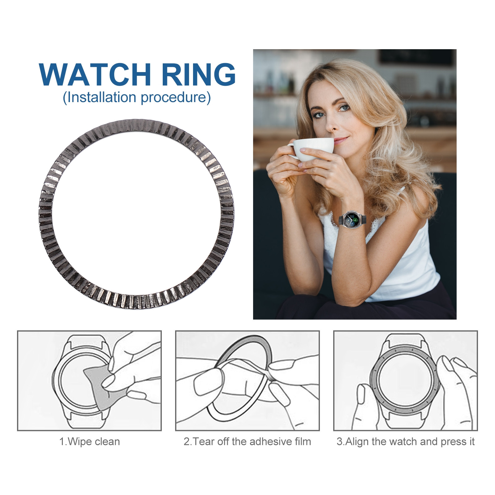 1 buah Cincin Bezel Jam Tangan - Kids Watches Not Smartwatch ulasan dan harga