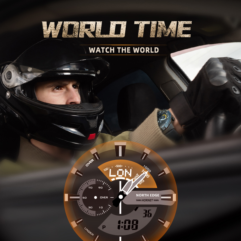 NORTH EDGE jam tangan pintar p - Hybrid Smartwatch ulasan dan harga