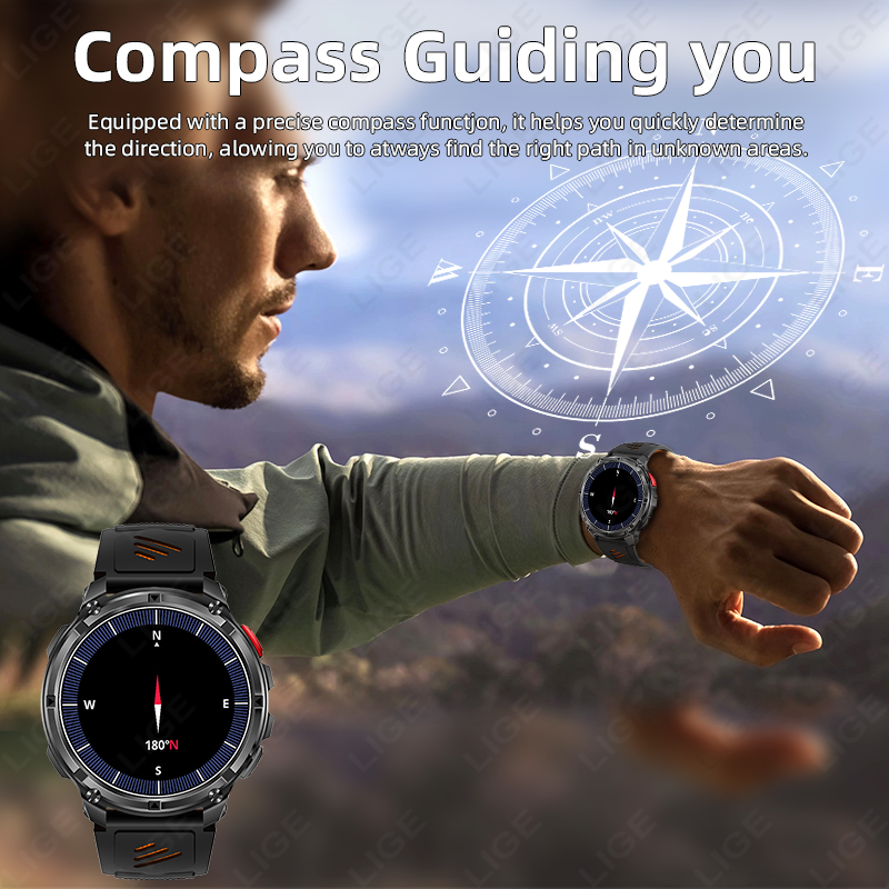 Jam Tangan Pintar LIGE 2026 Pe - Smartwatch Watches For Sale ulasan dan harga