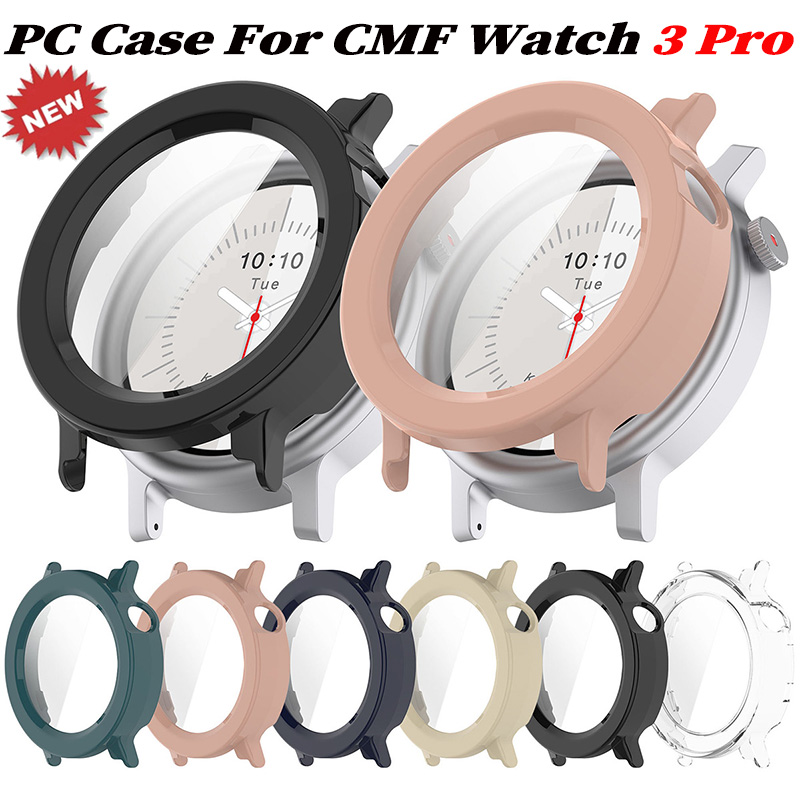 Casing Kaca + PC untuk Jam Tan - Smartwatch Nothing Watches ulasan dan harga