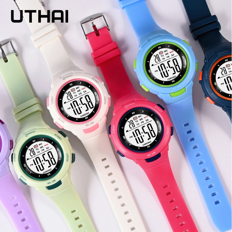 Utthai jam tangan anak jam tan - Smartwatch Watches Girls ulasan dan harga